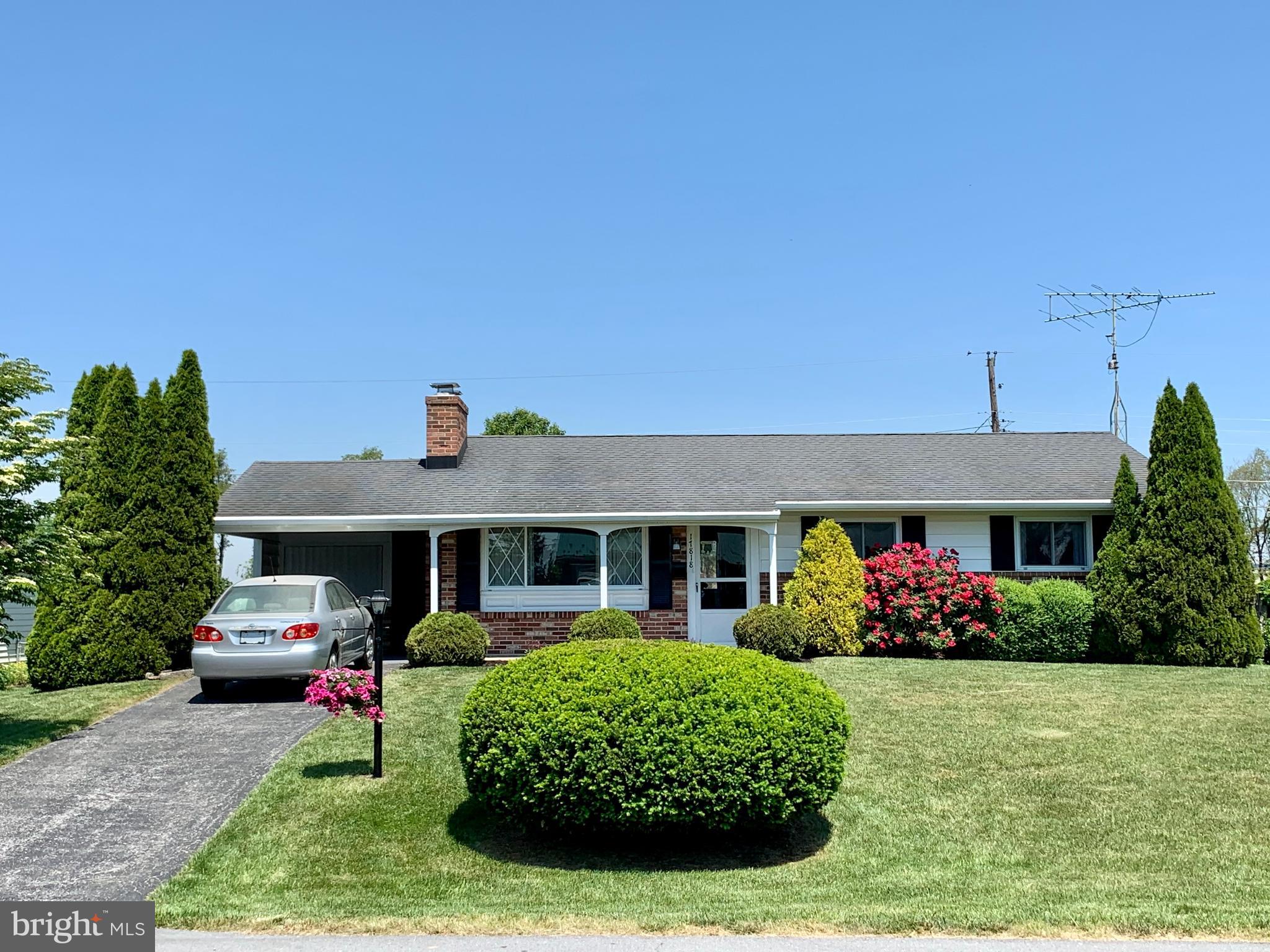 17818 Woodcrest Road Hagerstown, MD 21740 - Photo 36 of 39 Attached Carport and paved Driveway!