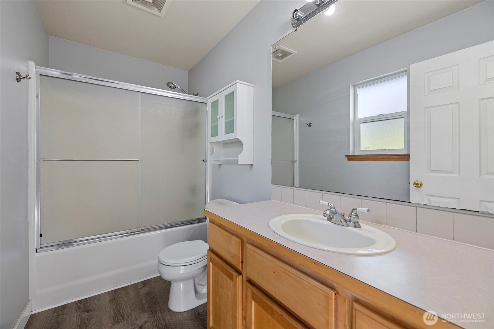 827 John Liner Road Sedro-Woolley, WA 98284 - Photo 17 of 36 a bathroom with a sink toilet and shower