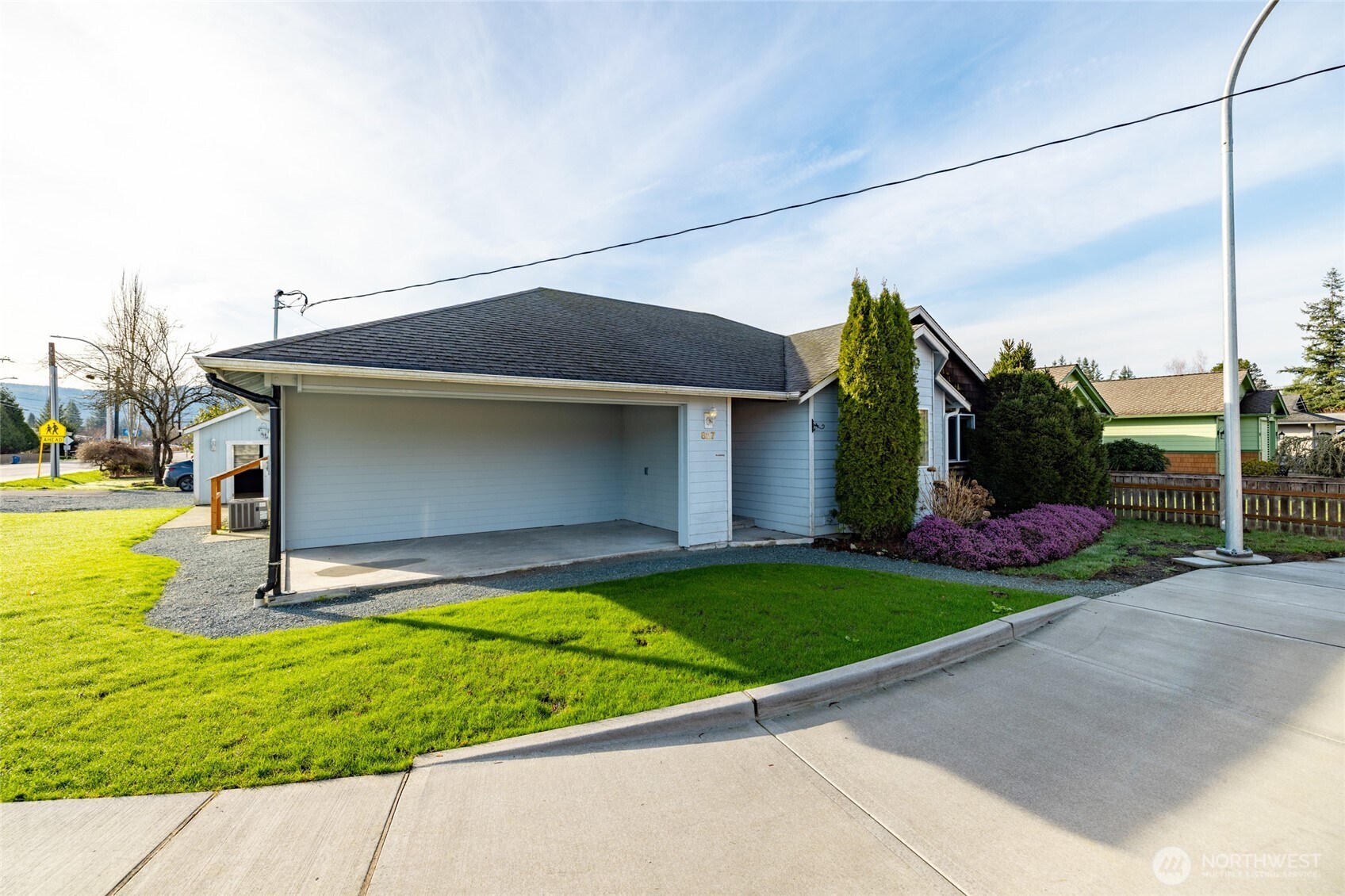 827 John Liner Road Sedro-Woolley, WA 98284 - Photo 26 of 36 a view of a backyard of the house