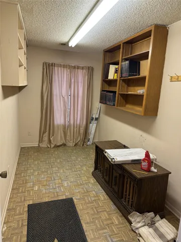 a room with furniture and window