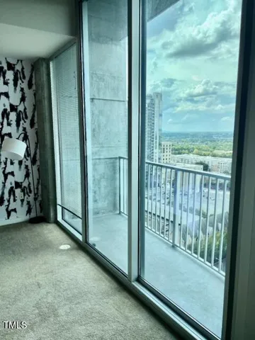 a view of front door