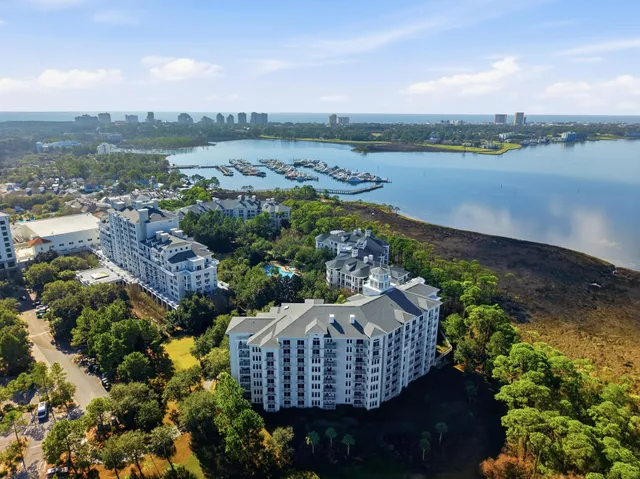 a view of a lake from a balcony