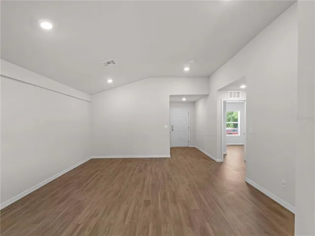 wooden floor in an empty room