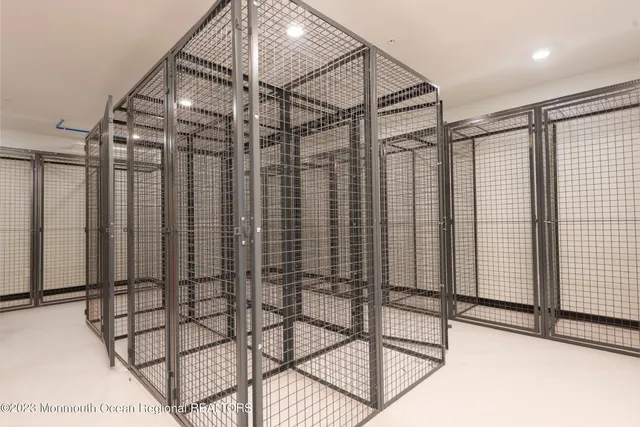 a bathroom with shower