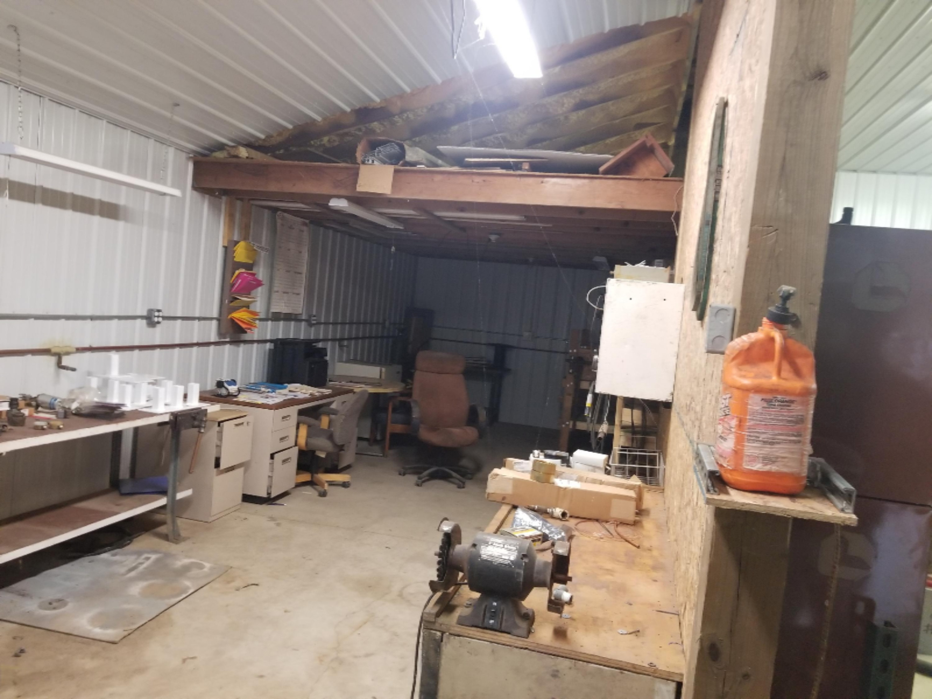 5282 Stimson Road Middleville, MI 49333 - Photo 6 of 9 stimson pole barn interior p1