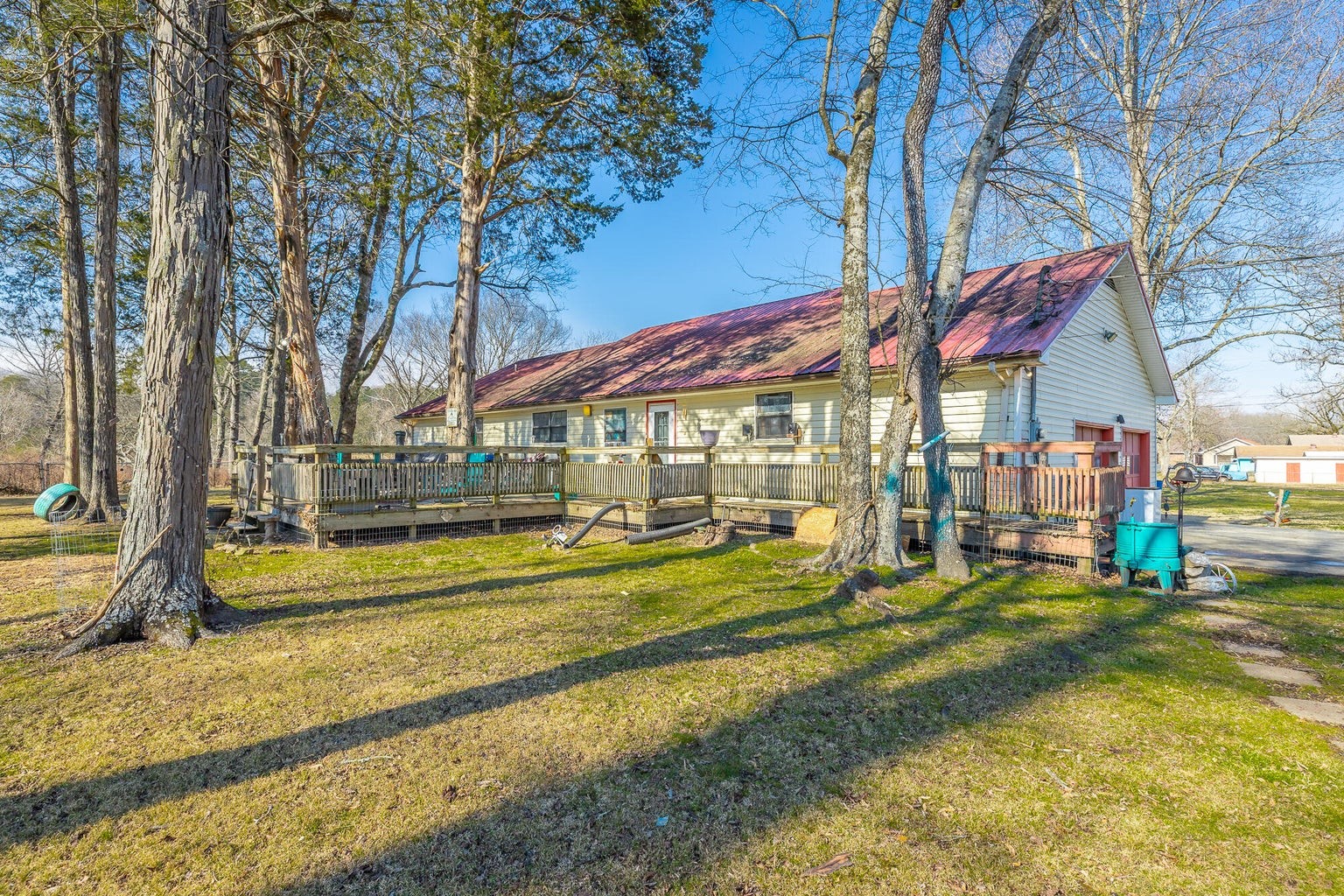 2582 East Valley Road Jasper, TN 37347 - Photo 3 of 17 a view of swimming pool with large trees and a big yard