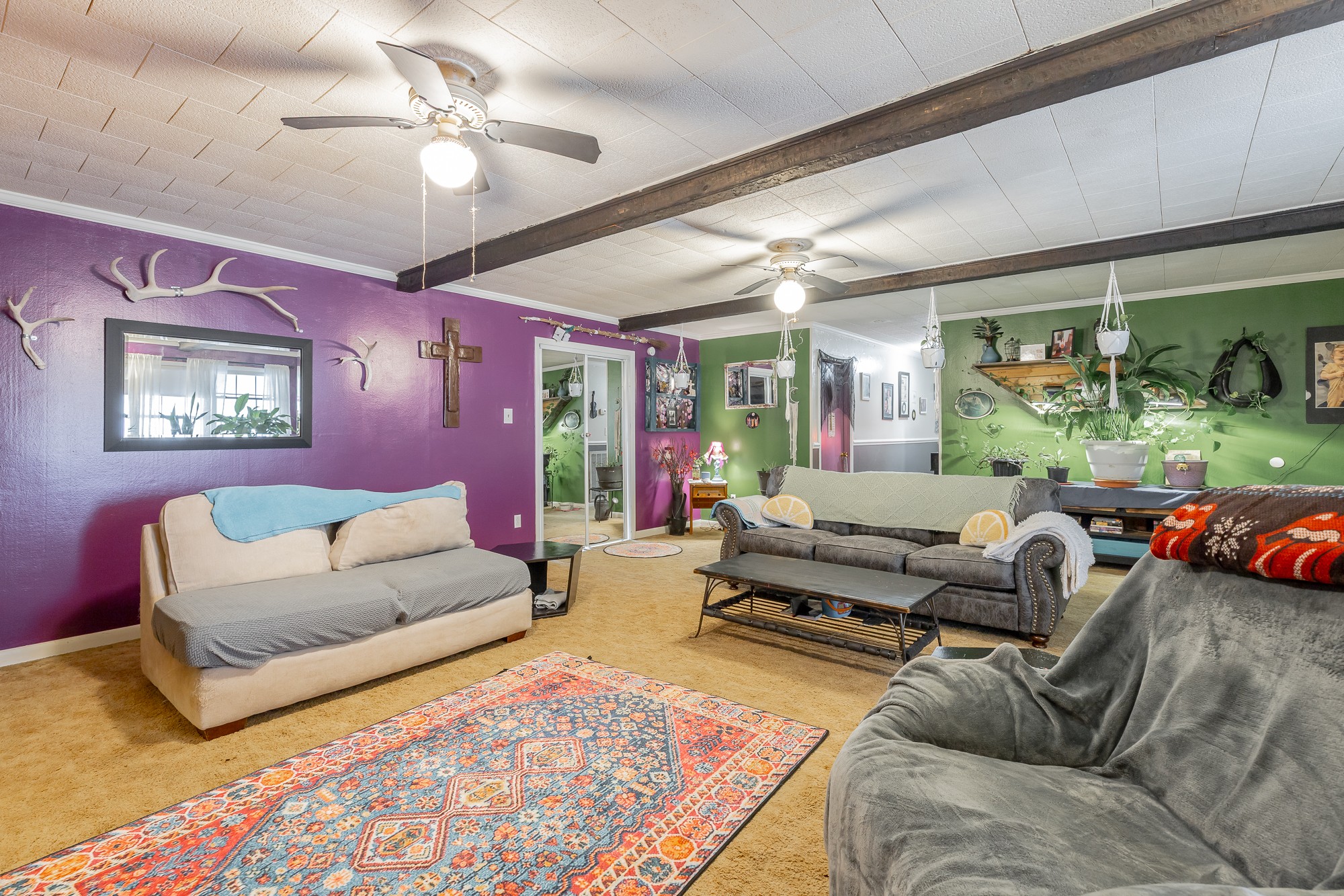 2582 East Valley Road Jasper, TN 37347 - Photo 9 of 17 a living room with furniture ceiling fan and a rug