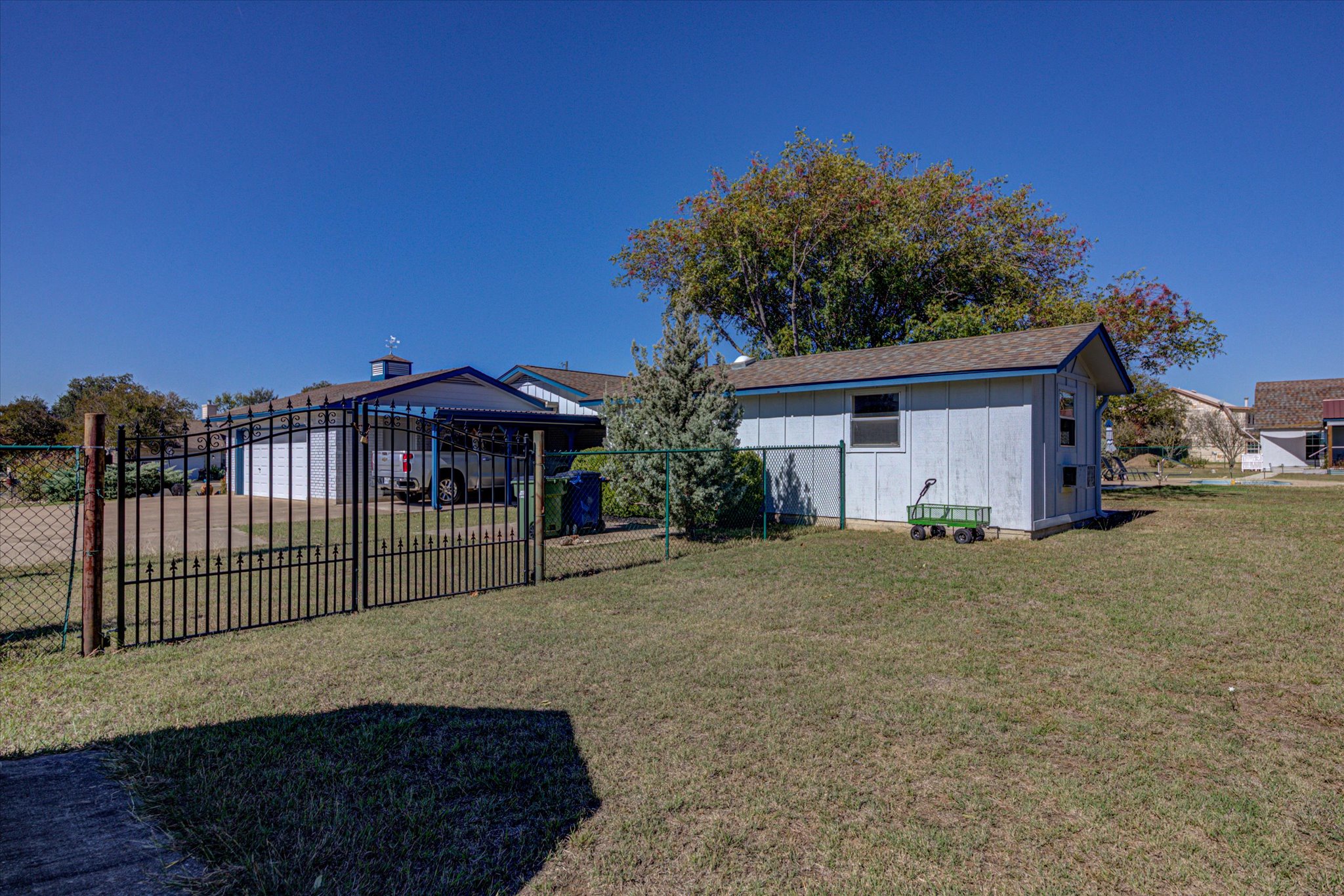 200 Harbor Circle Georgetown, TX 78633 - Photo 28 of 38 a view of a house with a yard and fence