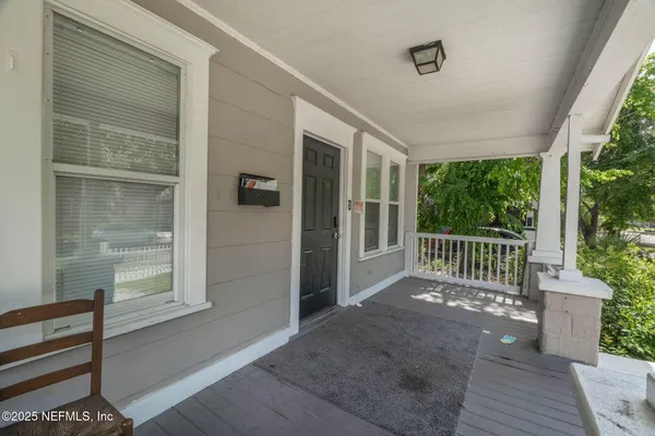 a balcony view with outdoor space