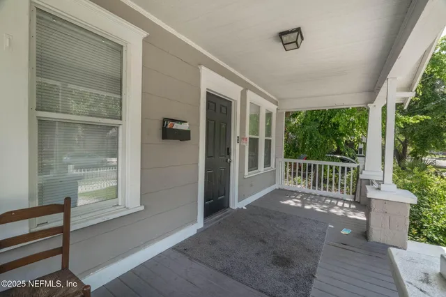 a balcony view with outdoor space