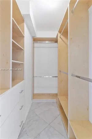a view of walk in closet