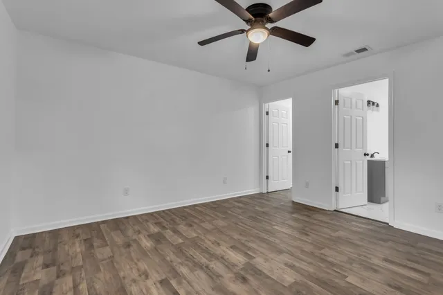 wooden floor in an empty room