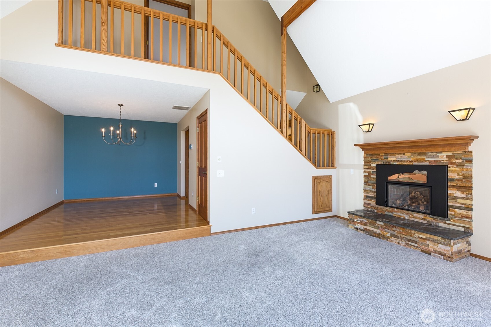 81 Bon Jon View Way Sequim, WA 98382 - Photo 15 of 38 a view of an empty room and fire place