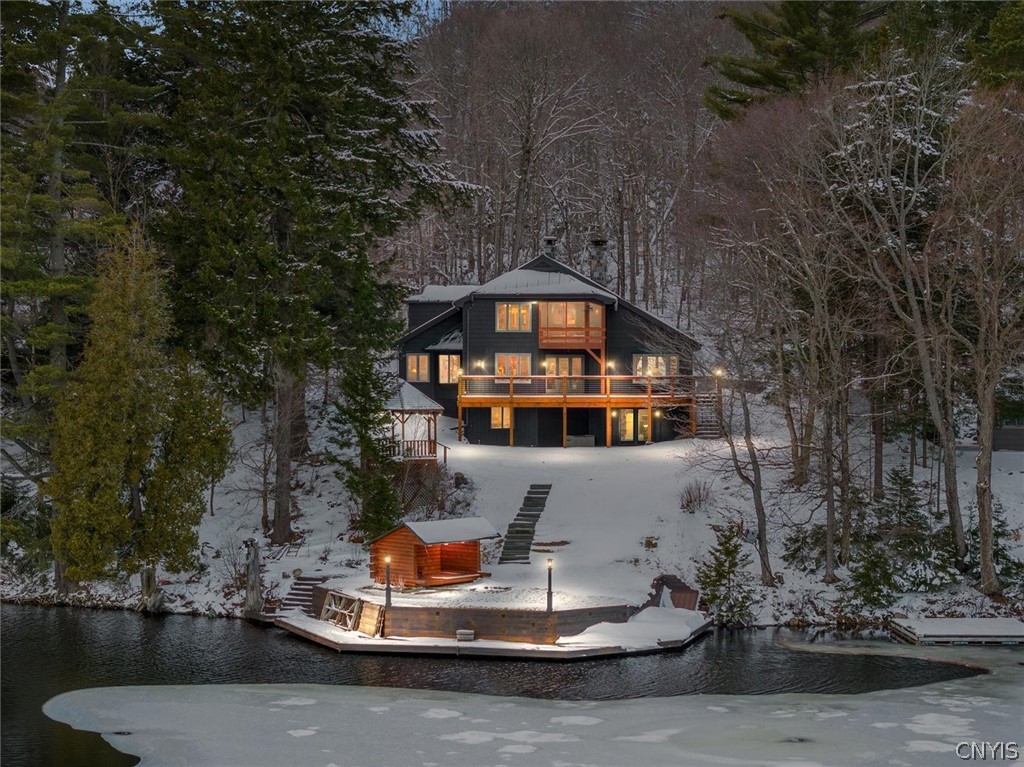 Breathtaking home with 100' on Big Moose Lake