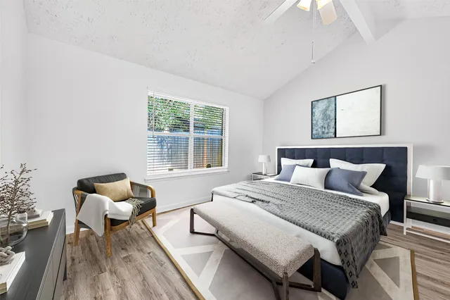 a view of small space with racks on the wall