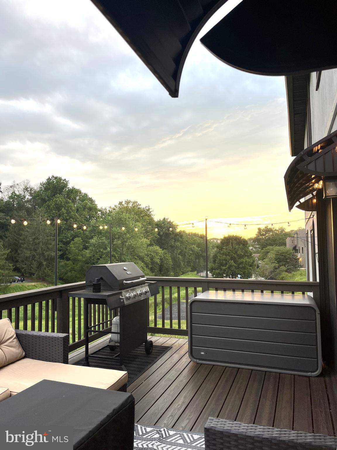 32-4 Wister Way Reading, PA 19606 - Photo 40 of 47 a view of a balcony with wooden floor next to a lake