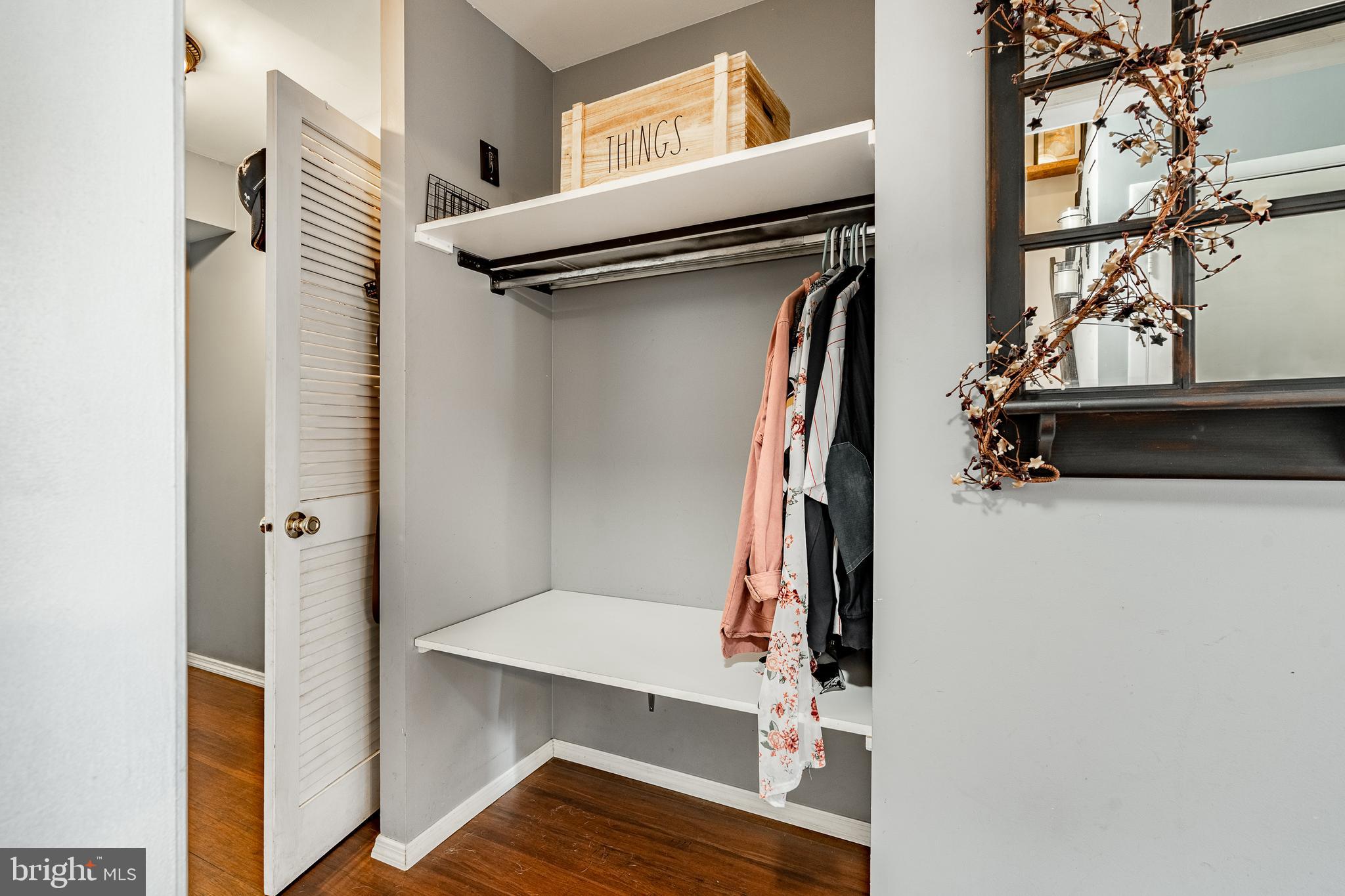 32-4 Wister Way Reading, PA 19606 - Photo 5 of 47 a view of walk in closet with clothes and shoes