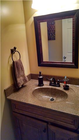 6778 Primm Springs Road Lyles, TN 37098 - Photo 14 of 20 Modern bathroom vanity ~ Matching cabinet on adjacent wall for additional storage