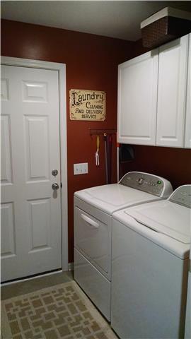 6778 Primm Springs Road Lyles, TN 37098 - Photo 10 of 20 Laundry room with storage ~ Washer & Dryer are negotiable
