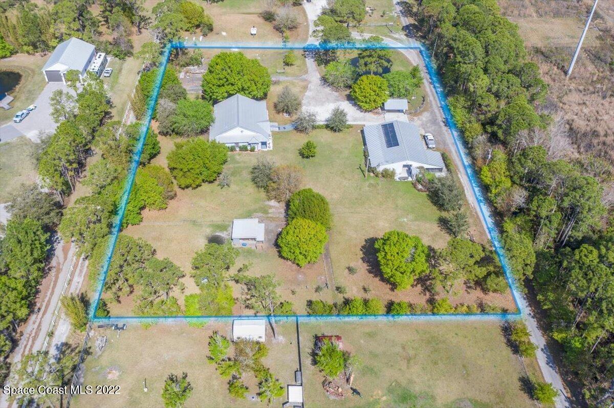 4450 Rayburn Road Cocoa, FL 32926 - Photo 34 of 45 an aerial view of a house