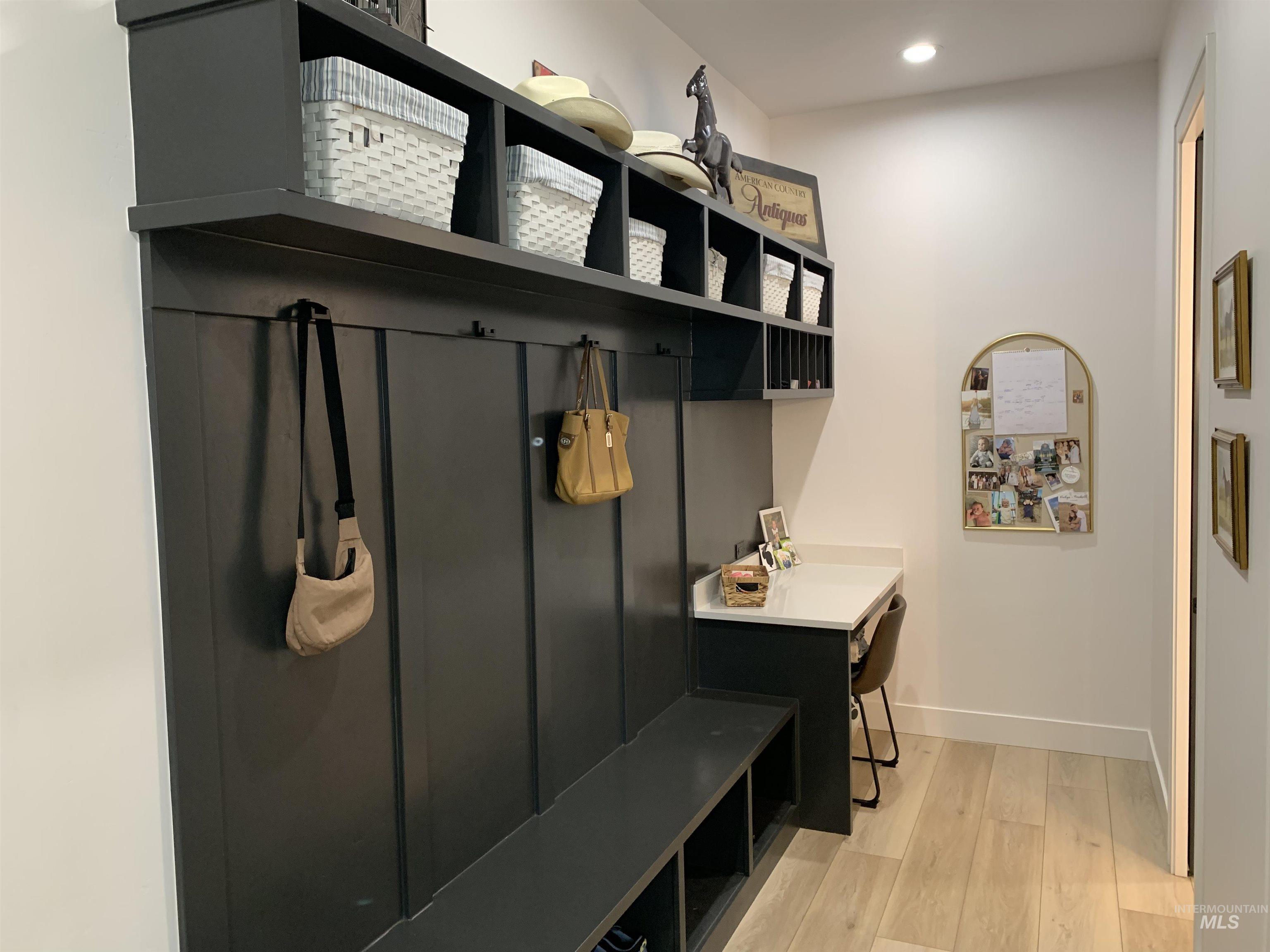24501 Himark Way Caldwell, ID 83607 - Photo 26 of 27 Mudroom with light wood-style floors and recessed lighting