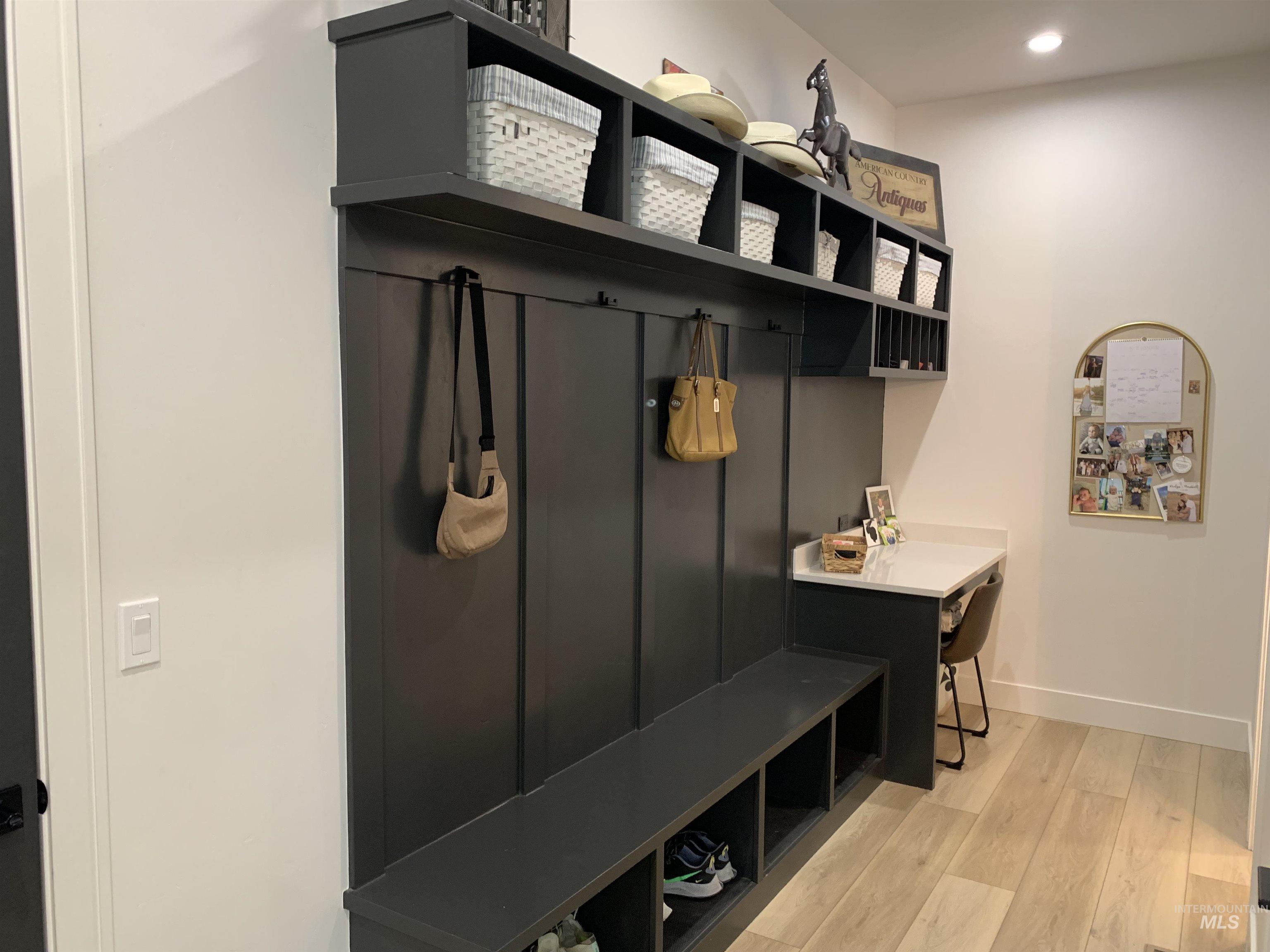 24501 Himark Way Caldwell, ID 83607 - Photo 27 of 27 Mudroom with light wood-style flooring and recessed lighting