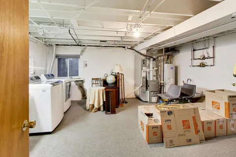 a view of a room with utility room