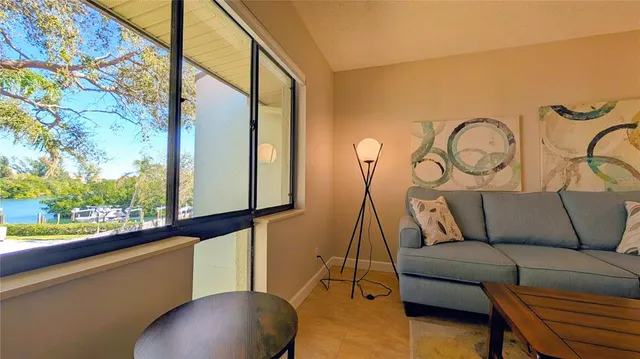 a living room with a couch