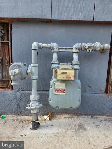 a close view of water heater room