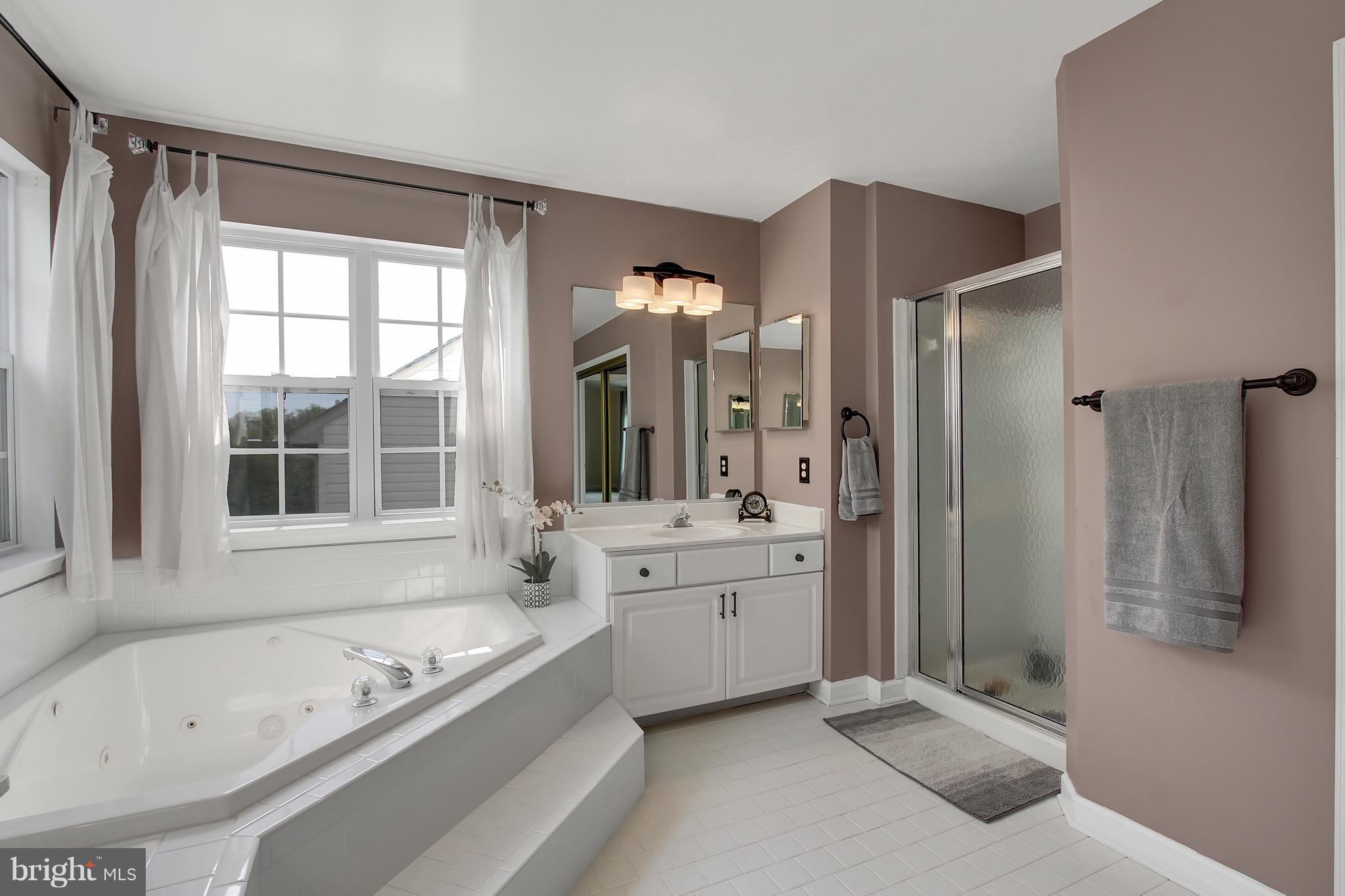 5056 Springhouse Circle Baltimore, MD 21236 - Photo 12 of 22 Soaking Tub and Separate Shower
