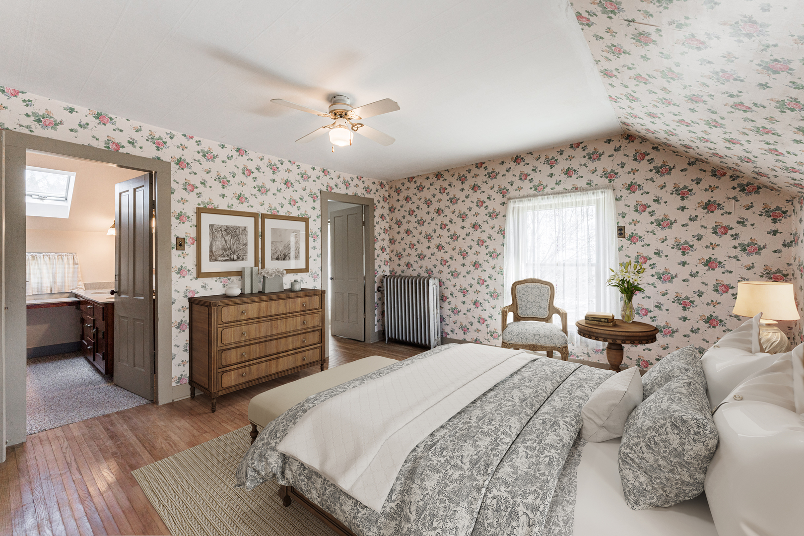 23659 Malta Road Malta, IL 60150 - Photo 26 of 111 a bedroom with a bed and wooden floor