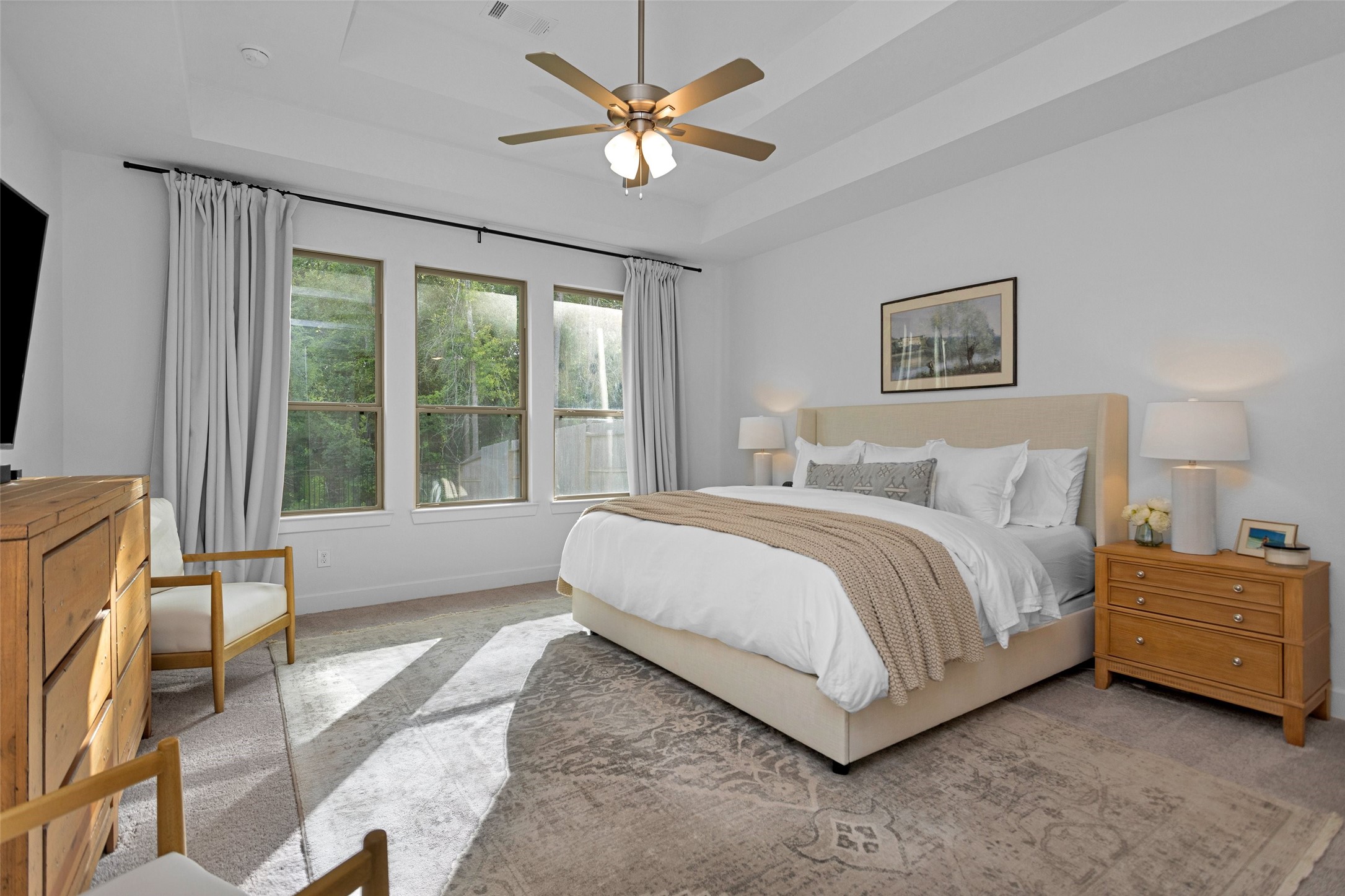 108 Stephens Rdg Lane Montgomery, TX 77316 - Photo 25 of 50 a spacious bedroom with a bed and a large window