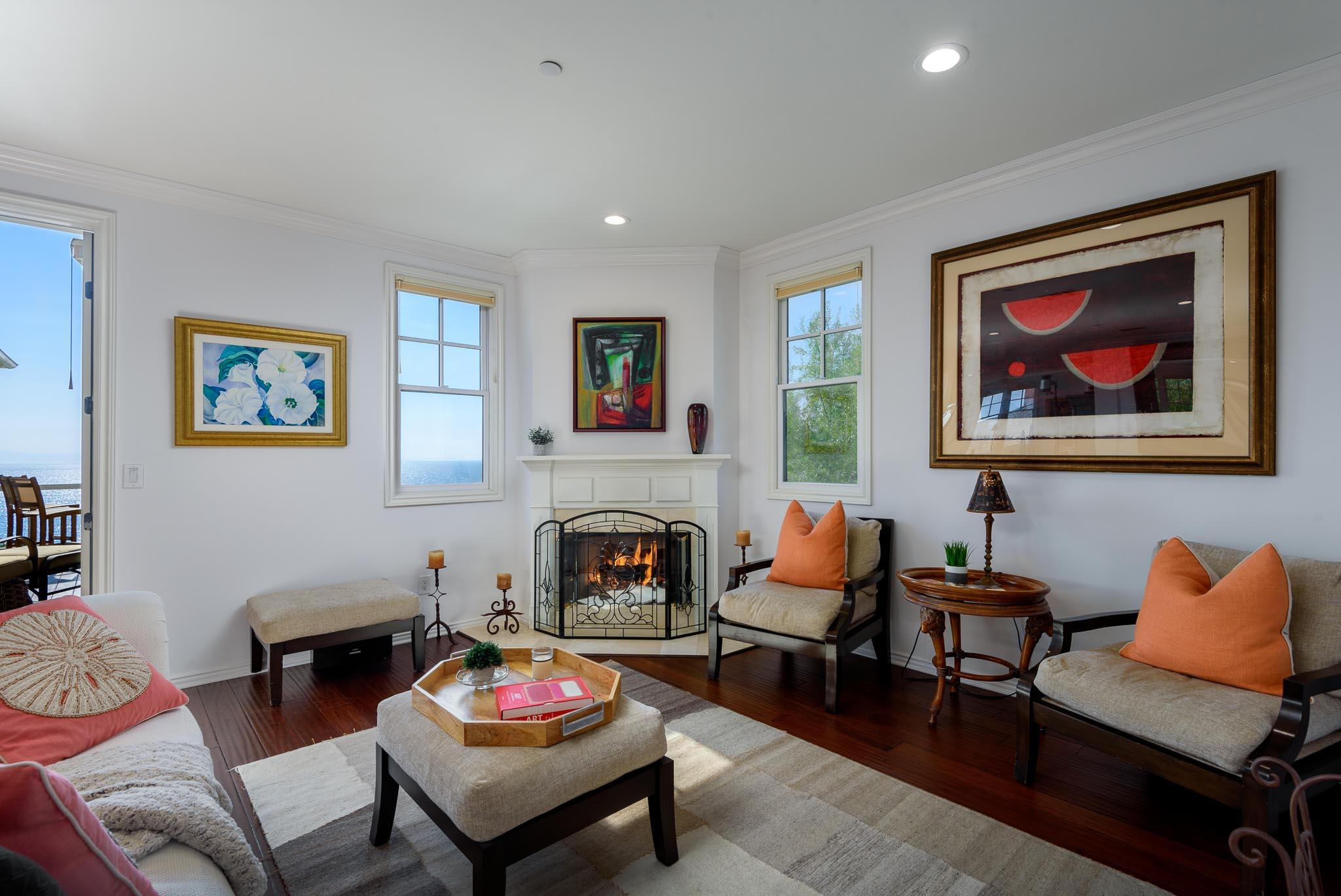 2623 Caspia Lane Summerland, CA 93067 - Photo 6 of 28 Spacious Living Room w/FP