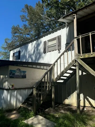a view of outdoor space and deck