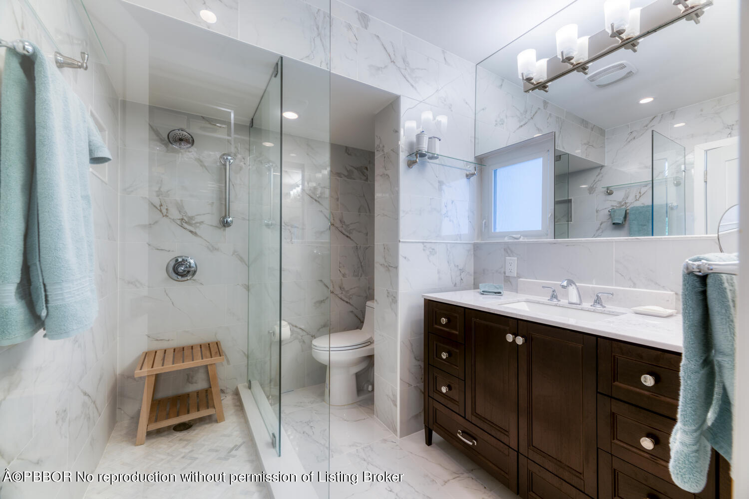 6408 Washington Road West Palm Beach, FL 33405 - Photo 13 of 19 a bathroom with a sink a toilet and shower