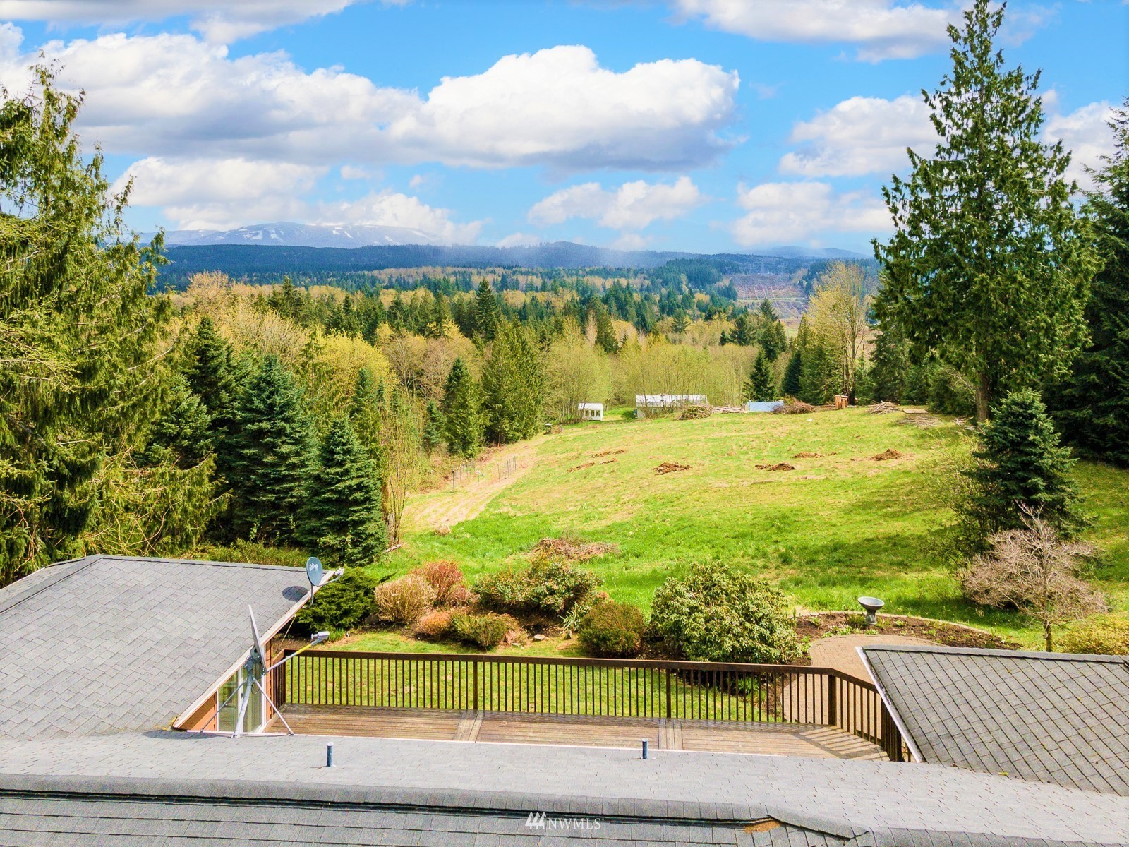 10029 Wagner Road Snohomish, WA 98290 - Photo 3 of 40 a view of a yard with an ocean view