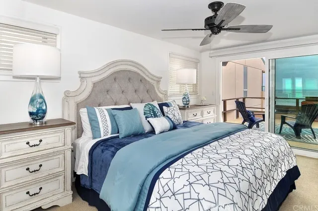 a bed room with a bed and a dresser