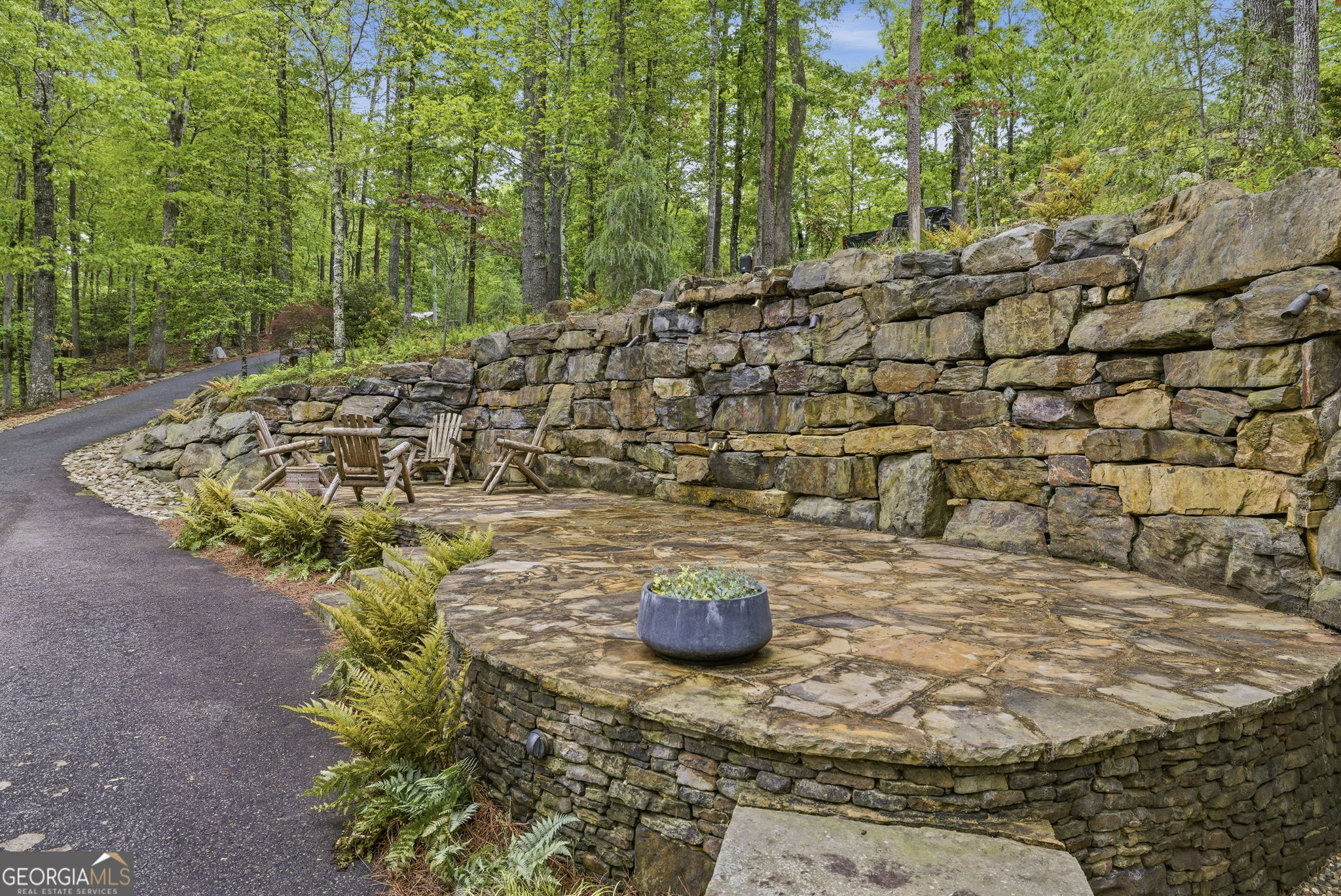 634 Little Hawk Road Sautee Nacoochee, GA 30571 - Photo 47 of 54 a view of a water fountain