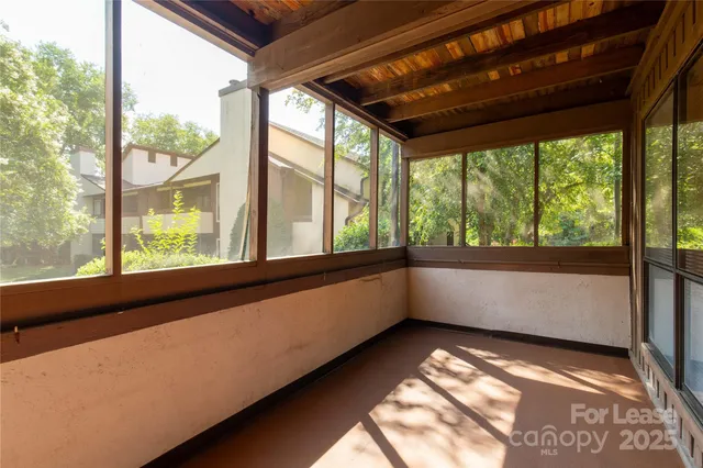 a view of balcony with city view