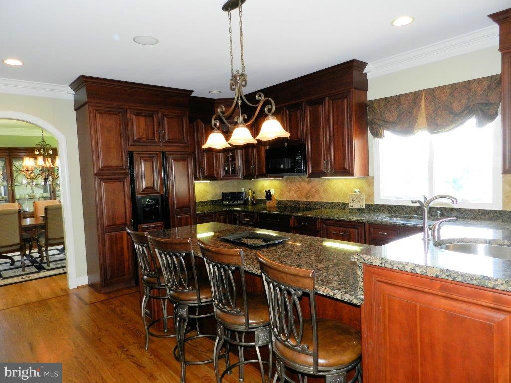 3808 Houcks Road Monkton, MD 21111 - Photo 8 of 30 a kitchen with stainless steel appliances granite countertop a sink a stove and a wooden floors