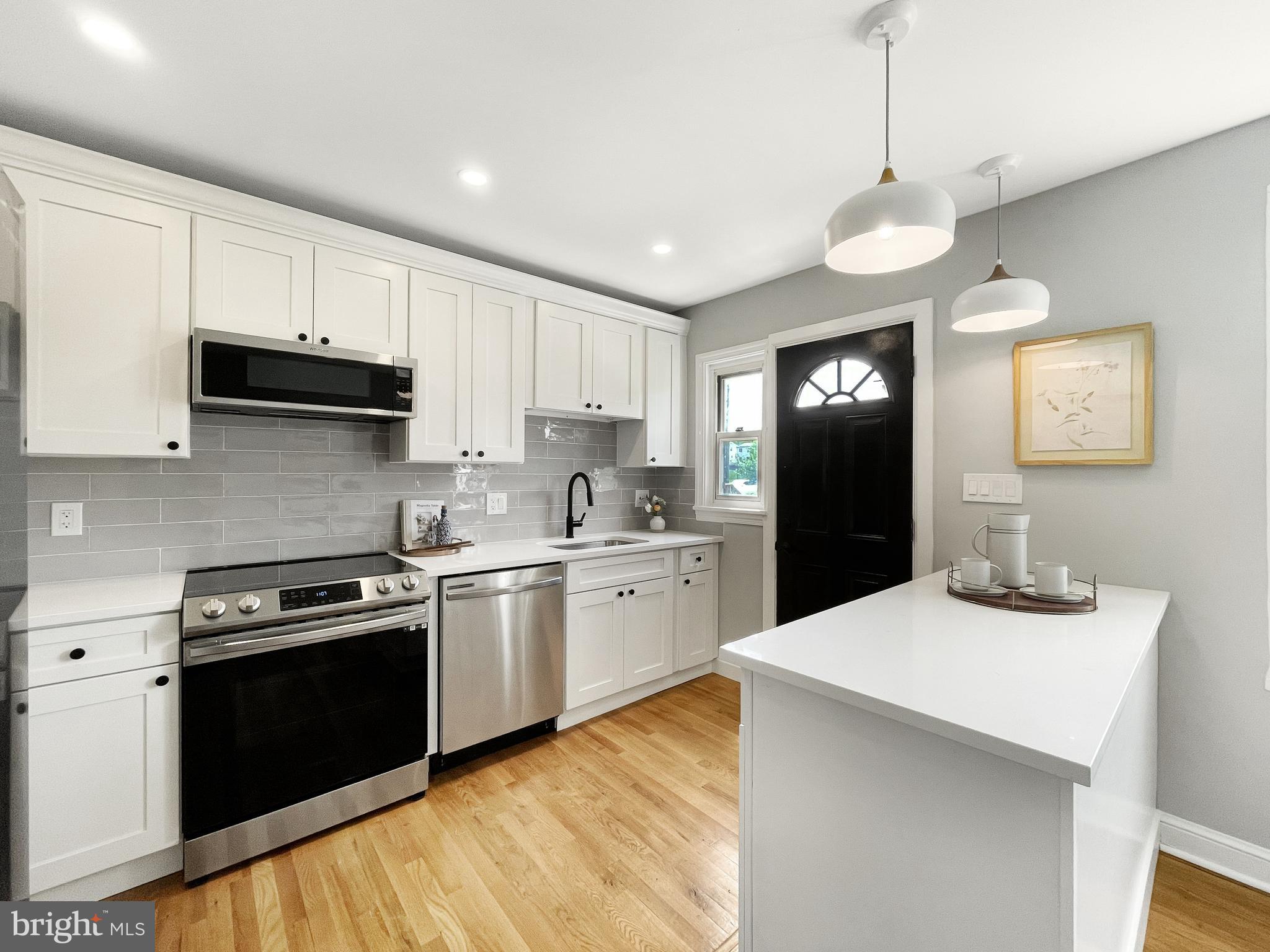 4704 8th Street Northeast Washington, DC 20017 - Photo 11 of 40 Kitchen and direct access to backyard