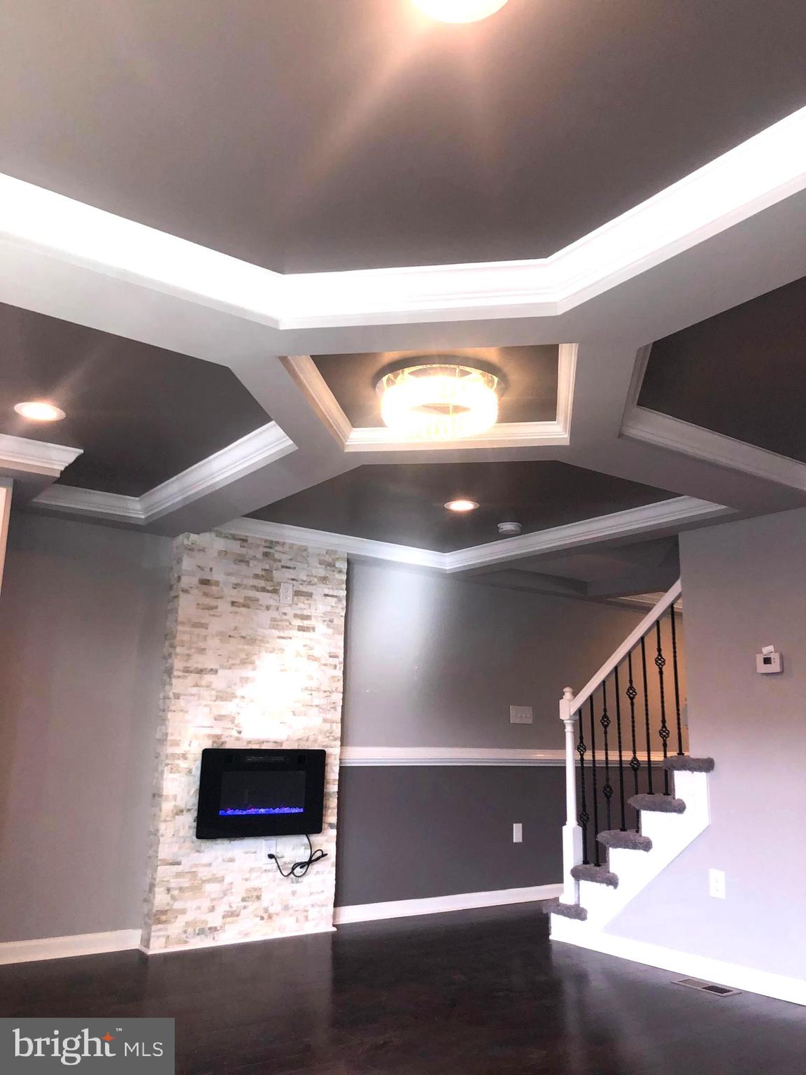 5489 Bucknell Road Baltimore, MD 21206 - Photo 1 of 26 Beautiful Living Room with Coffered Ceiling