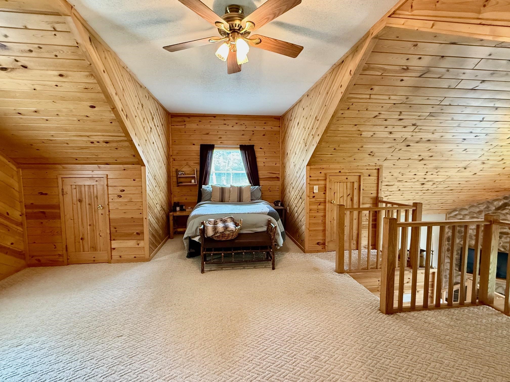 16890 Cabin Road Mason, WI 54856 - Photo 14 of 16 Loft Bedroom