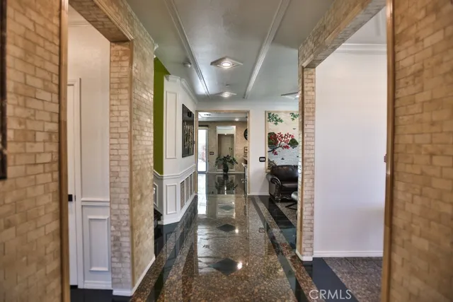 a bathroom with a sink and shower