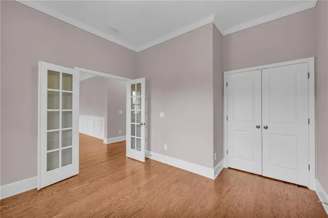 a view of an empty room with window