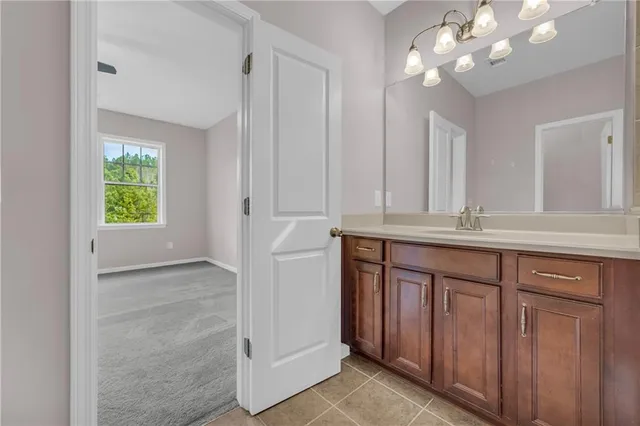 a house view with a garden space