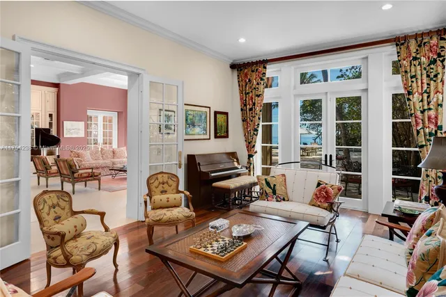 a view of a patio with swimming pool