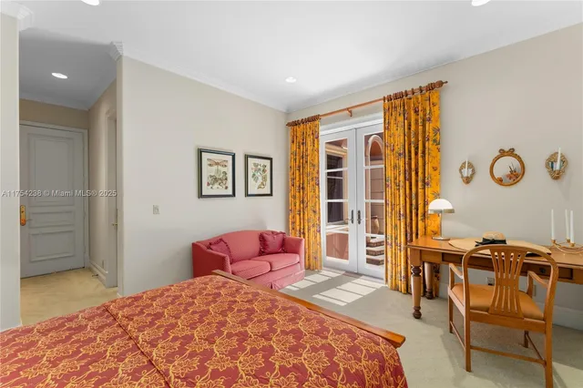 a front view of house with yard swimming pool and outdoor seating