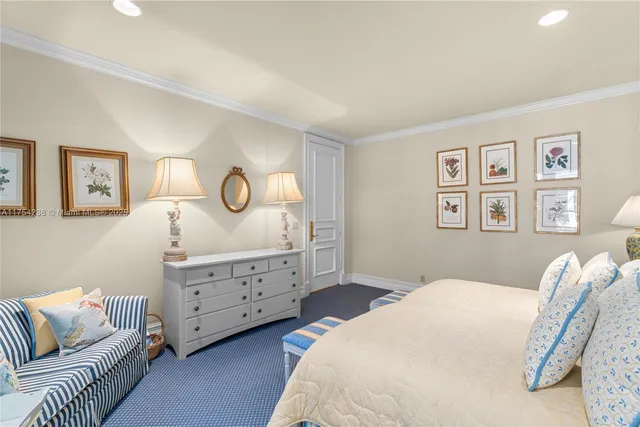 a view of a yard with an outdoor seating