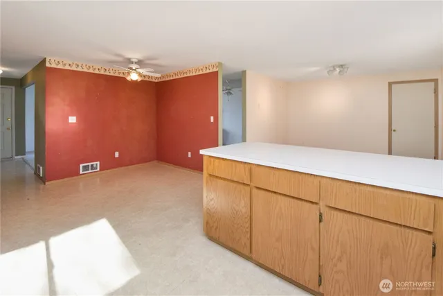 a view of empty room